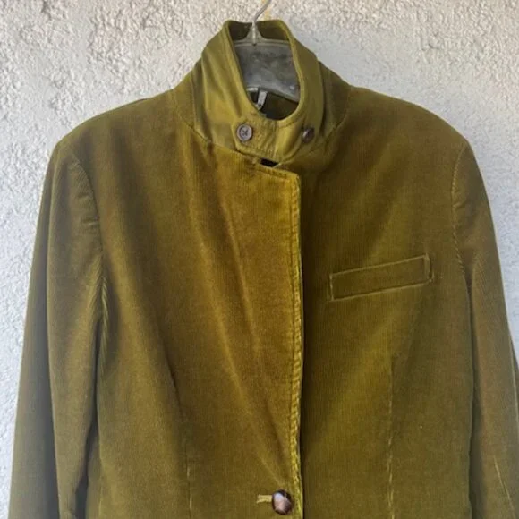 Vintage J. Crew Olive Corduroy 100% Cotton Blazer – NWOT - Picture 3 of 9